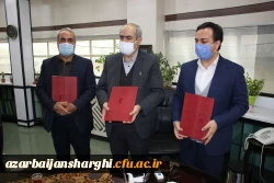 تفاهم نامه همکاری بین اداره کل آموزش و پرورش آذربایجان شرقی و اداره کل میراث فرهنگی،صنایع دستی و گردشگری و دانشگاه فرهنگیان استان منعقد شد. 3