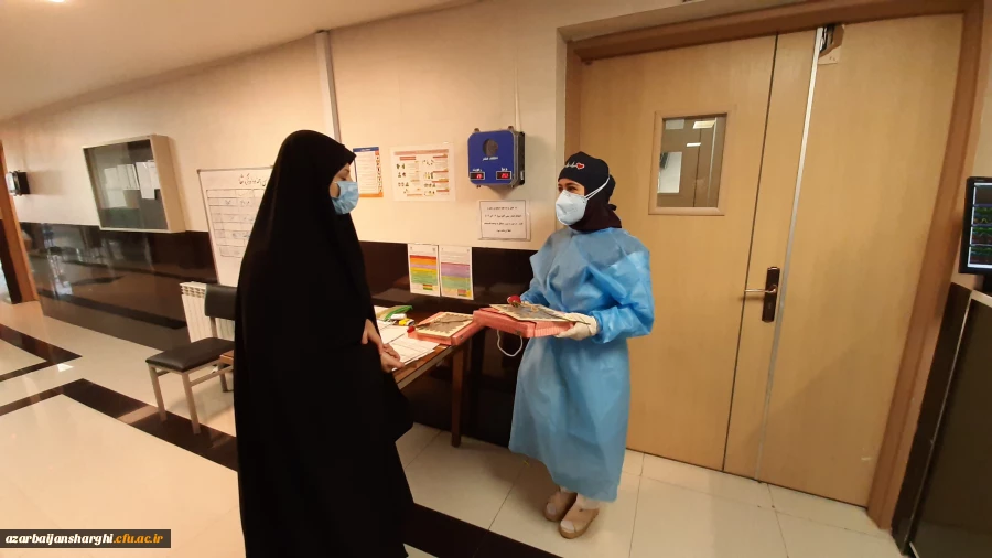 تقدیر از پرستاران زحمت کش بیمارستان سینای تبریز 2