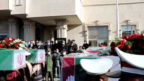 استقبال از ورود پیکر مطهر و پاک چهار شهید گمنام هشت سال دفاع مقدس 5