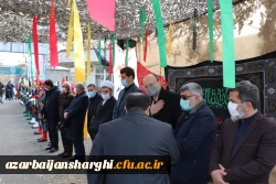 پیکر مطهر یک شهید گمنام در دانشگاه فرهنگیان تبریز ( پردیس فاطمه زهرا(س)) تشییع و به خاک سپرده شد.
 3