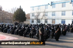 پیکر مطهر یک شهید گمنام در دانشگاه فرهنگیان تبریز ( پردیس فاطمه زهرا(س)) تشییع و به خاک سپرده شد.
 8