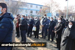 پیکر مطهر یک شهید گمنام در دانشگاه فرهنگیان تبریز ( پردیس فاطمه زهرا(س)) تشییع و به خاک سپرده شد.
 14