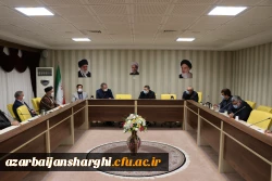 نشست صمیمی هیئت رئیسه دانشگاه فرهنگیان استان آذربایجان شرقی با دکتر خنیفر 5