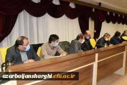 نشست صمیمی هیئت رئیسه دانشگاه فرهنگیان استان آذربایجان شرقی با دکتر خنیفر 7