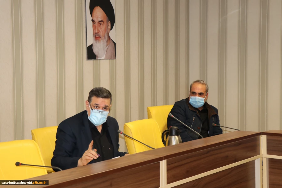 نشست صمیمی هیئت رئیسه دانشگاه فرهنگیان استان آذربایجان شرقی با دکتر خنیفر 2