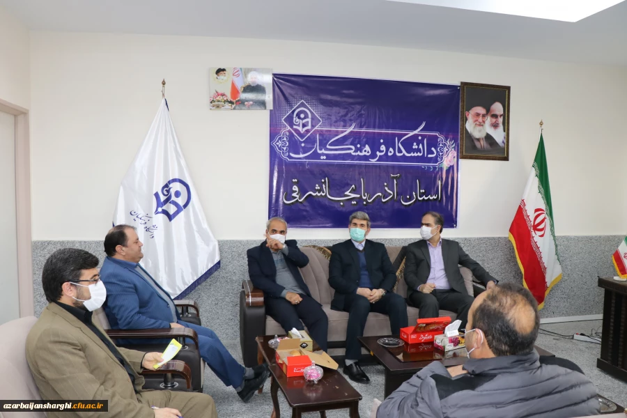 دیدار نماینده اهر و هریس با مدیریت امور پردیس های استان 2