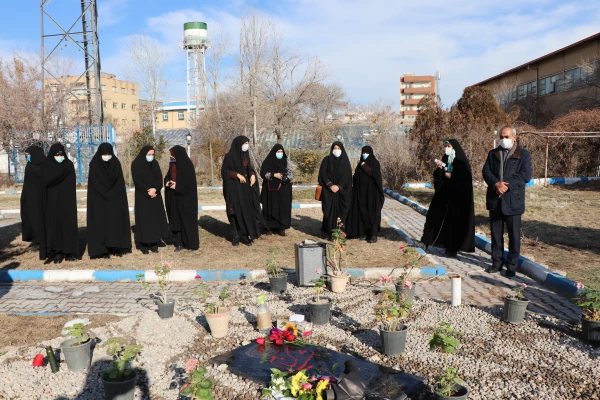 زیارت مزار شهید گمنام پردیس فاطمه الزهرا(س) و گلزار شهدا 3