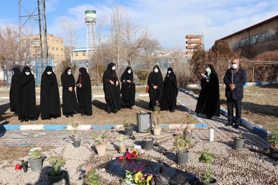 زیارت مزار شهید گمنام پردیس فاطمه الزهرا(س) و گلزار شهدا 3