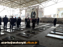 زیارت مزار شهید گمنام پردیس فاطمه الزهرا(س) و گلزار شهدا 4