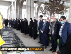 زیارت مزار شهید گمنام پردیس فاطمه الزهرا(س) و گلزار شهدا 5