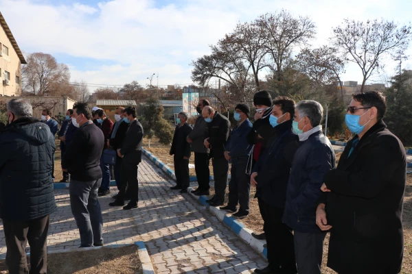 زیارت مزار شهید گمنام پردیس فاطمه الزهرا(س) و گلزار شهدا 2