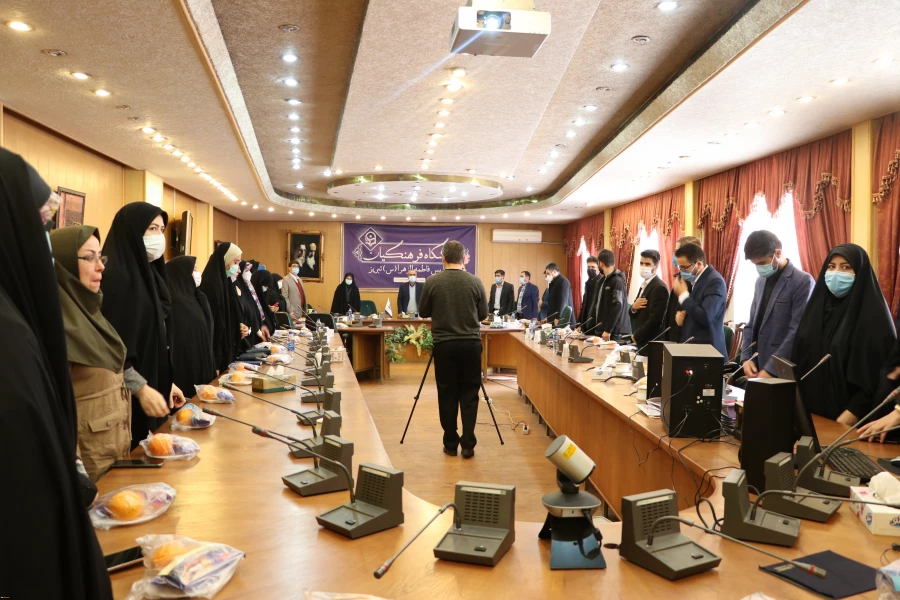 مراسم گرامیداشت 22 بهمن و تجلیل و تقدیراز عوامل اجرایی ستاد تشییع و تدفین شهید گمنام پردیس فاطمه الزهرا(س) تبریز 2