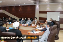 مراسم تکریم و معارفه مسئول بسیج اساتید دانشگاه فرهنگیان استان برگزار شد. 3