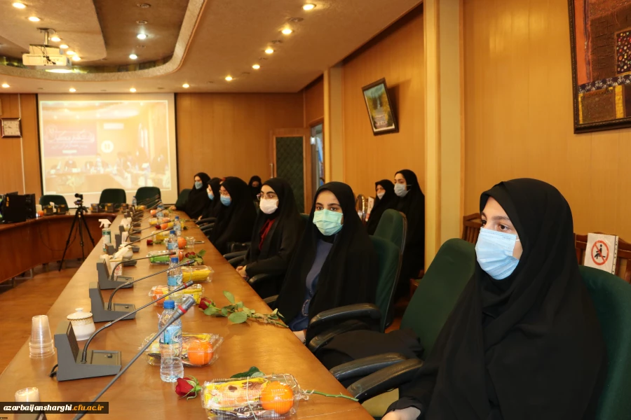 مراسم آیین استقبال از نودانشجو معلمان ورودی بهمن ماه پردیس فاطمه الزهرا(س) تبریز 2