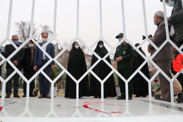 بازدید جانشین فرمانده سپاه عاشورا سردار اصغر عباسقلی زاده از اتمام پروژه یادمان شهید گمنام پردیس فاطمه الزهرا (س) تبریز 4