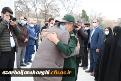 بازدید جانشین فرمانده سپاه عاشورا سردار اصغر عباسقلی زاده از اتمام پروژه یادمان شهید گمنام پردیس فاطمه الزهرا (س) تبریز 6