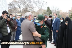 بازدید جانشین فرمانده سپاه عاشورا سردار اصغر عباسقلی زاده از اتمام پروژه یادمان شهید گمنام پردیس فاطمه الزهرا (س) تبریز 7