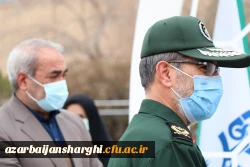 بازدید جانشین فرمانده سپاه عاشورا سردار اصغر عباسقلی زاده از اتمام پروژه یادمان شهید گمنام پردیس فاطمه الزهرا (س) تبریز 8