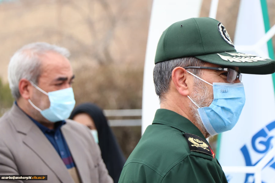 بازدید جانشین فرمانده سپاه عاشورا سردار اصغر عباسقلی زاده از اتمام پروژه یادمان شهید گمنام پردیس فاطمه الزهرا (س) تبریز 8