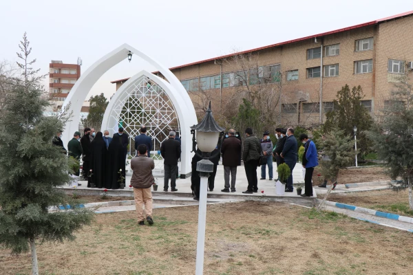 بازدید جانشین فرمانده سپاه عاشورا سردار اصغر عباسقلی زاده از اتمام پروژه یادمان شهید گمنام پردیس فاطمه الزهرا (س) تبریز 10