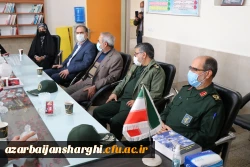 بازدید مدیریت امور پردیس های استان و جانشین سپاه عاشورا از طرح معلم یار بسیج دانشجویی دانشگاه فرهنگیان استان 2