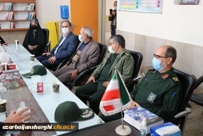 بازدید مدیریت امور پردیس های استان و جانشین سپاه عاشورا از طرح معلم یار بسیج دانشجویی دانشگاه فرهنگیان استان