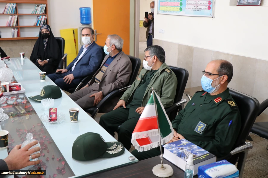 بازدید مدیریت امور پردیس های استان و جانشین سپاه عاشورا از طرح معلم یار بسیج دانشجویی دانشگاه فرهنگیان استان 2