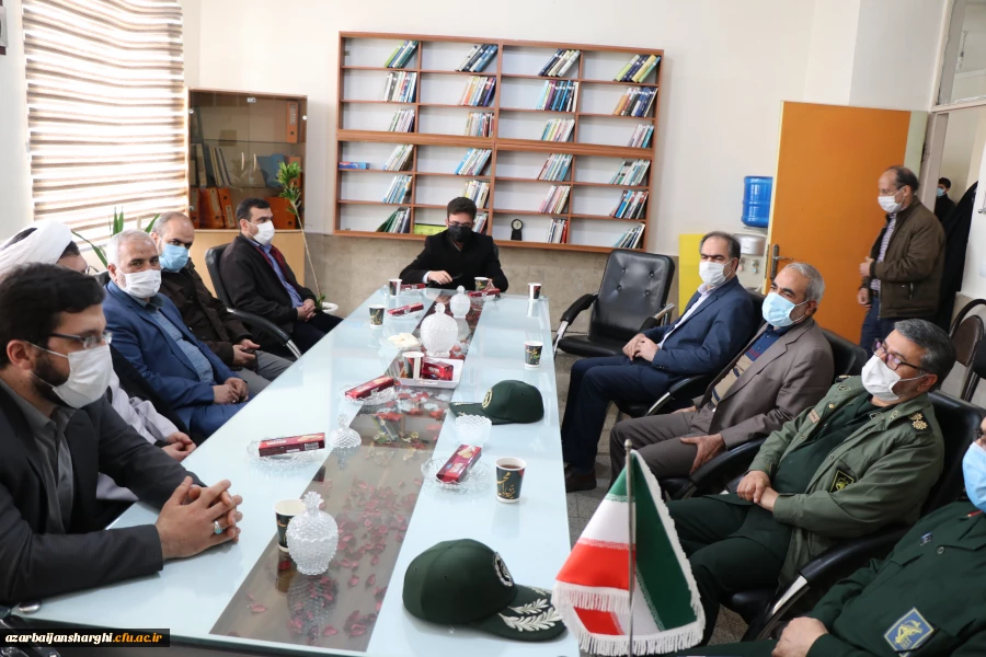 بازدید مدیریت امور پردیس های استان و جانشین سپاه عاشورا از طرح معلم یار بسیج دانشجویی دانشگاه فرهنگیان استان 3