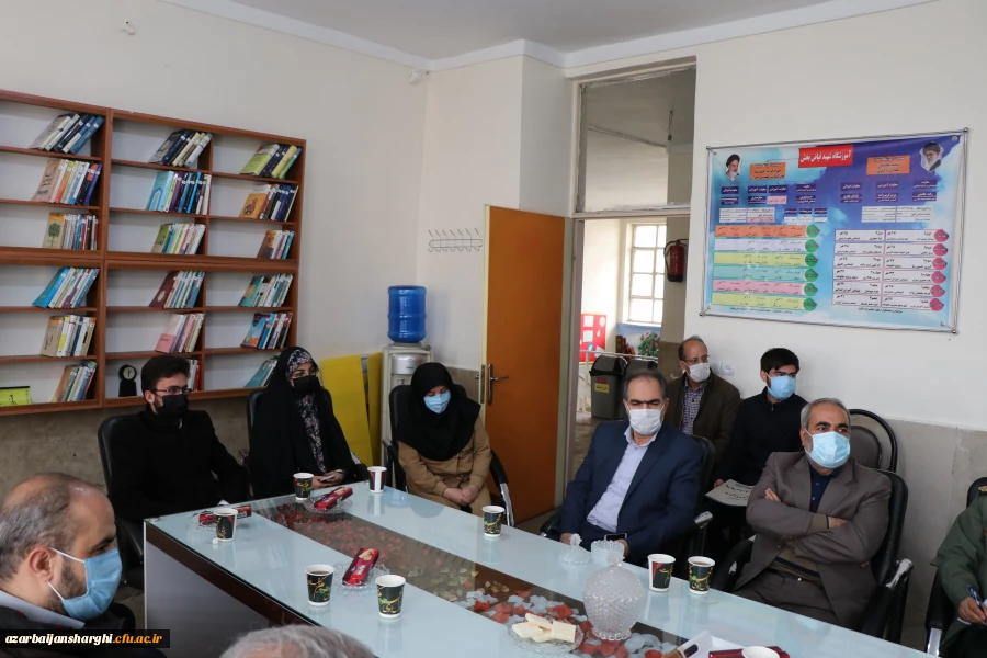 بازدید مدیریت امور پردیس های استان و جانشین سپاه عاشورا از طرح معلم یار بسیج دانشجویی دانشگاه فرهنگیان استان 4