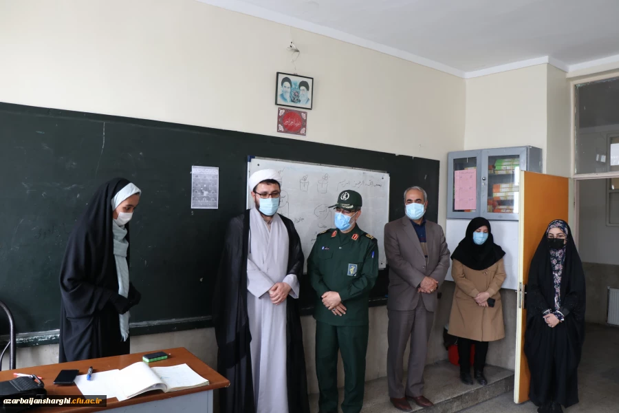 بازدید مدیریت امور پردیس های استان و جانشین سپاه عاشورا از طرح معلم یار بسیج دانشجویی دانشگاه فرهنگیان استان 7