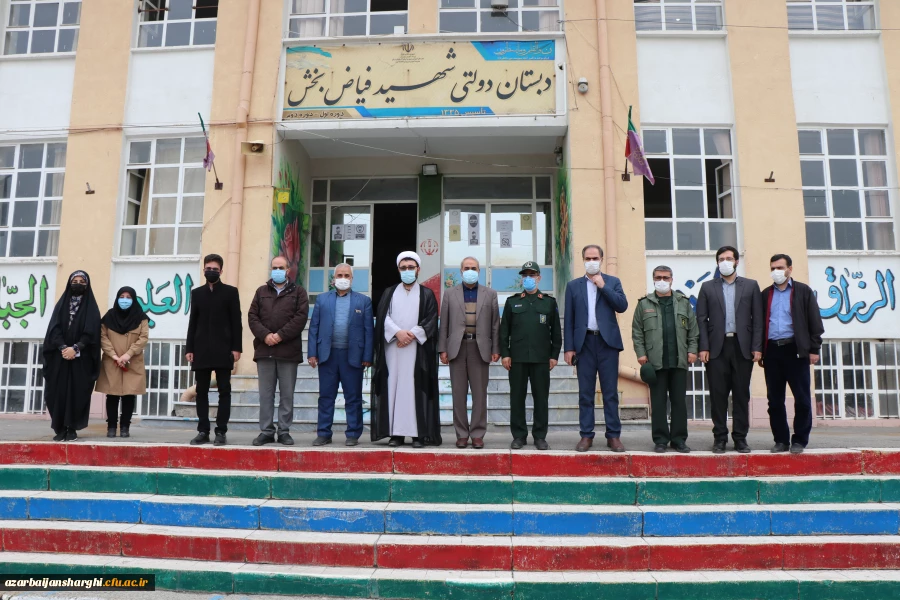 بازدید مدیریت امور پردیس های استان و جانشین سپاه عاشورا از طرح معلم یار بسیج دانشجویی دانشگاه فرهنگیان استان 8