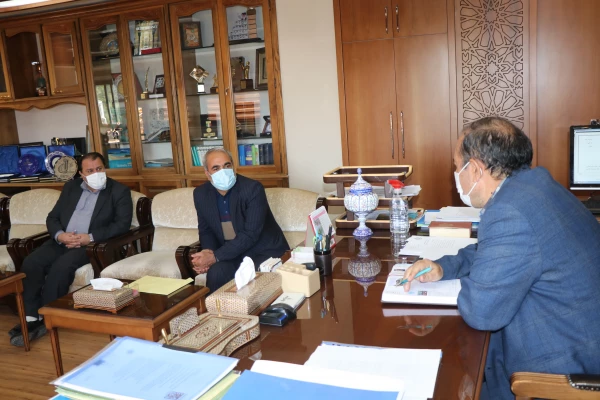 دیدار مدیر و معاون هماهنگی دانشگاه فرهنگیان استان با رییس دانشگاه تبریز 2