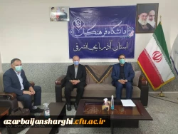 دیدار رئیس دانشگاه فرهنگیان استان با دکتر داودی رئیس مجمع نمایندگان استان آذربایجان شرقی در مجلس شورای اسلامی 2