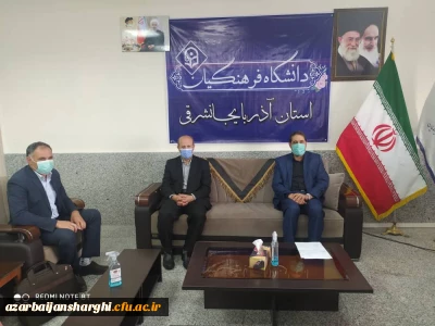 دیدار رئیس دانشگاه فرهنگیان استان با دکتر داودی رئیس مجمع نمایندگان استان آذربایجان شرقی در مجلس شورای اسلامی