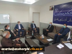 دیدار رئیس دانشگاه فرهنگیان استان با دکتر داودی رئیس مجمع نمایندگان استان آذربایجان شرقی در مجلس شورای اسلامی 3