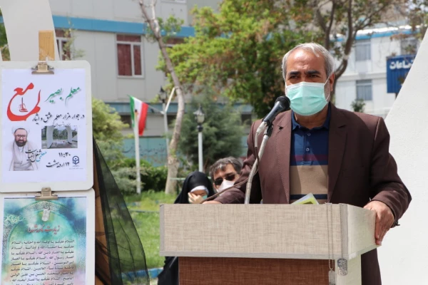 مراسم بزرگداشت هفته معلم در جوار مزار شهید گمنام پردیس فاطمه الزهرا(س) برگزار شد: 7