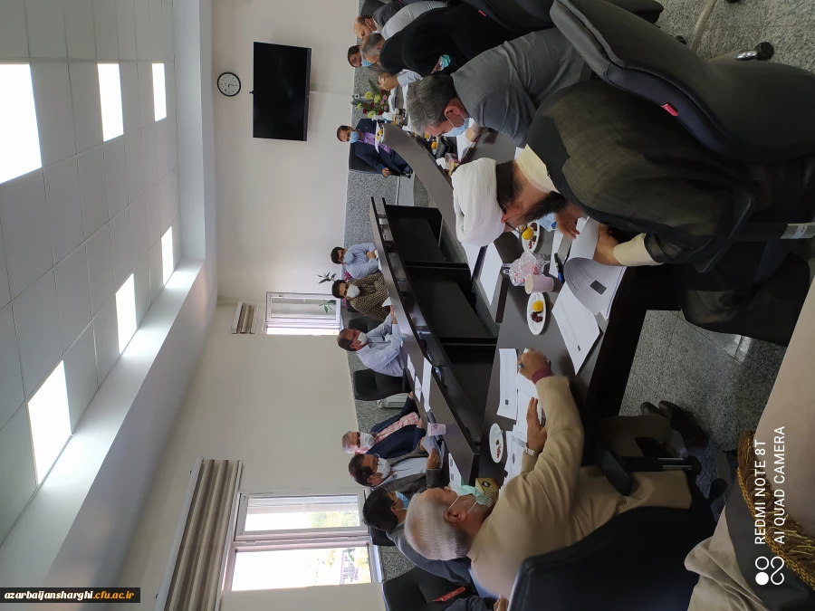تشکیل جلسه شورای آموزشی دانشگاه فرهنگیان استان 2