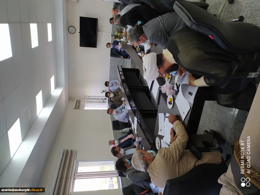 تشکیل جلسه شورای آموزشی دانشگاه فرهنگیان استان 2