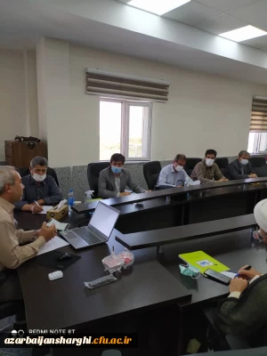 ارزیابی درونی گروه های آموزشی:

برگزاری جلسه شورای نظارت و ارزیابی دانشگاه فرهنگیان استان