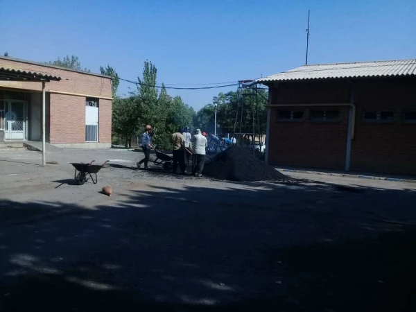 آسفالت محوطه پردیس های علامه امینی و فاطمه الزهرا(س) 2