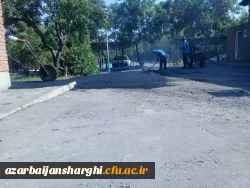 آسفالت محوطه پردیس های علامه امینی و فاطمه الزهرا(س) 3