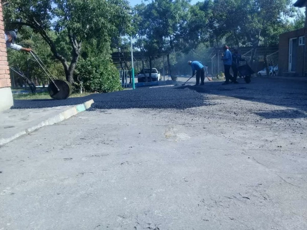 آسفالت محوطه پردیس های علامه امینی و فاطمه الزهرا(س) 3