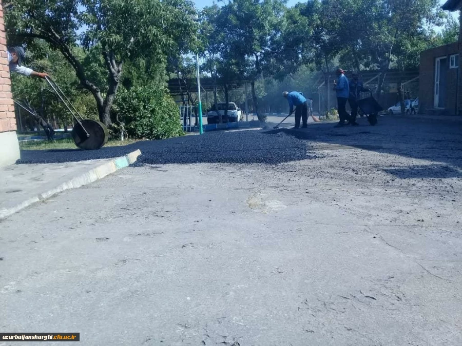 آسفالت محوطه پردیس های علامه امینی و فاطمه الزهرا(س) 3