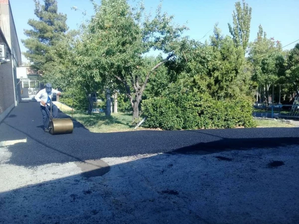 آسفالت محوطه پردیس های علامه امینی و فاطمه الزهرا(س) 4