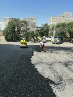 آسفالت محوطه پردیس های علامه امینی و فاطمه الزهرا(س) 6