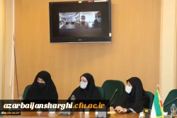 برگزاری طرح سرای مجازی گامی برای همدلی در محل سالن کنفرانس مدیریت امور پردیس های استان  7