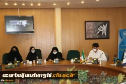 برگزاری طرح سرای مجازی گامی برای همدلی در محل سالن کنفرانس مدیریت امور پردیس های استان  9