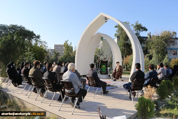 آئین غبار روبی و عطر افشانی مزار شهید گمنام پردیس فاطمه الزهرا(س) برگزارشد 2