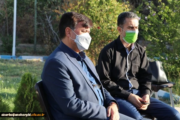 آئین غبار روبی و عطر افشانی مزار شهید گمنام پردیس فاطمه الزهرا(س) برگزارشد 2