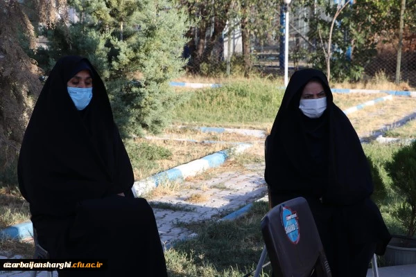 آئین غبار روبی و عطر افشانی مزار شهید گمنام پردیس فاطمه الزهرا(س) برگزارشد 2